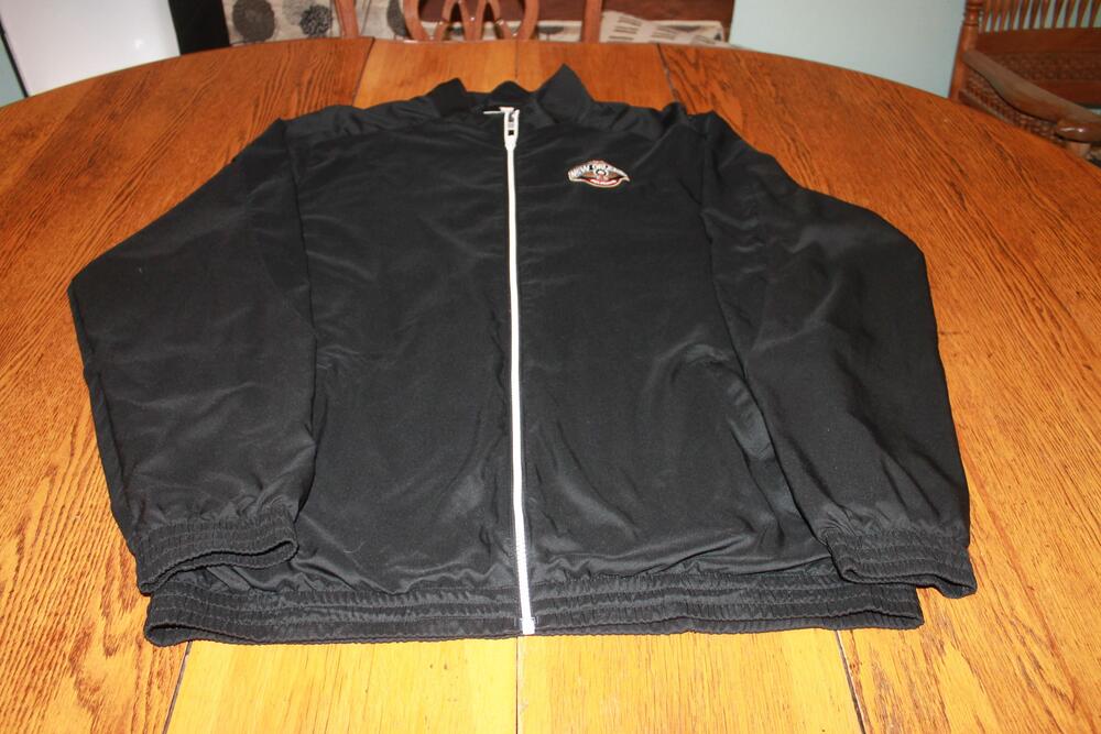 New Orleans Pelicans Jacket Mens 2XL Black NBA Basketball Zip Up Adidas Warm Up